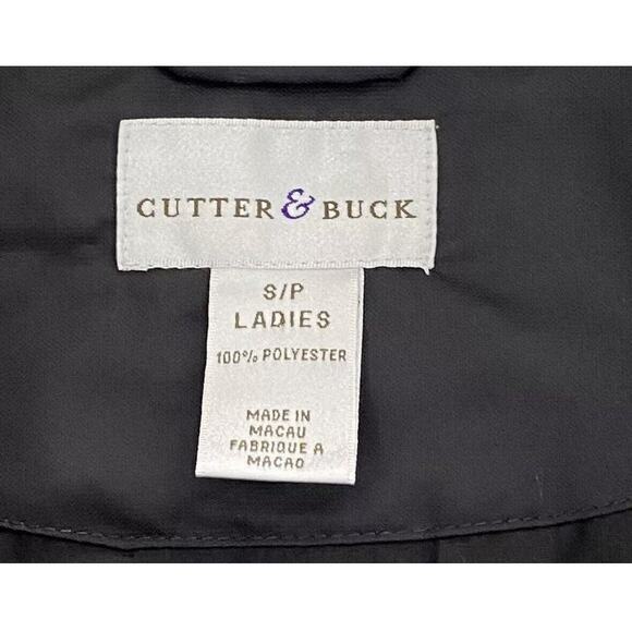 Cutter & Buck Women's Jacket Small Blue Vented Golf Jacket Pockets Full Zip‎ EUC - Picture 5 of 5